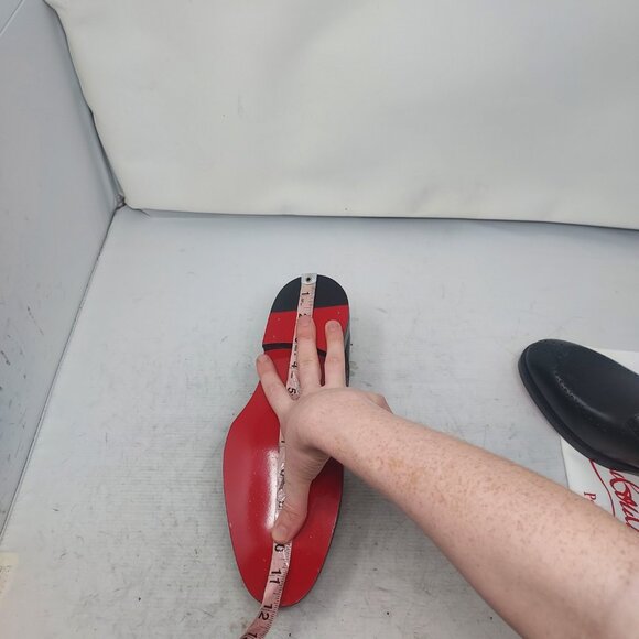 CHRISTIAN LOUBOUTIN Black A Mon Homme Leather Brogue Shoe - Picture 6 of 11